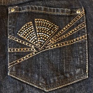 WHBM Crystal Embellished Jeans